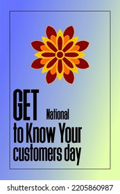 Get To Know Your Customers Day