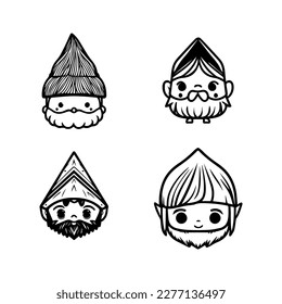 Get lucky with our adorable kawaii leprechaun head collection. This Hand drawn set features charming illustrations that are sure to delight