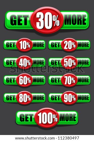 Get more, banners / labels / icons