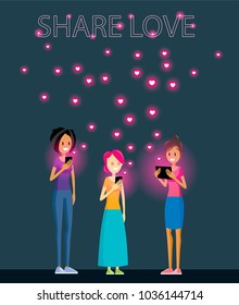 Get More Likes. Digital Generation Internet Addiction Procrastination Time Waste Modern Kids Millennial Guy. People with Smartphone, Laptop and Tablet. Vector Art Design Illustration