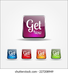 Get Now Colorful Vector Icon Design