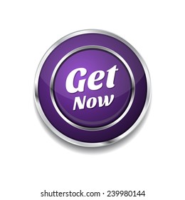 Get Now Purple Vector Icon Button