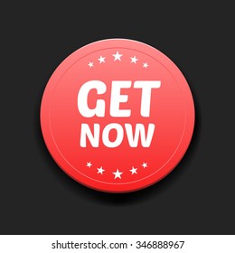 Get Now Round Label