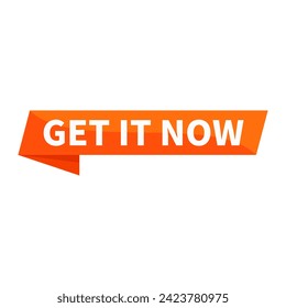 Jetzt Text in Orange Ribbon-Rectangle-Form für den Verkauf von Werbung Business Marketing Social Media-Bekanntgabe
