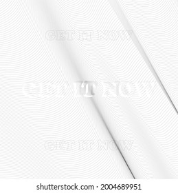 GET IT NOW word with gray lines abstract pattern background.