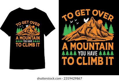 To get over a mountain you have to climb it