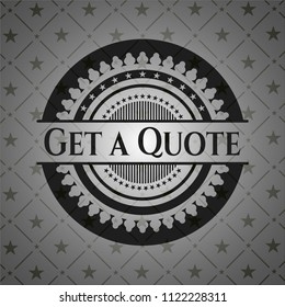 Get a Quote dark emblem