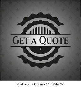Get a Quote dark emblem
