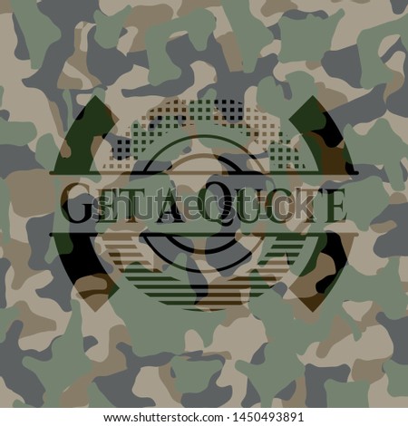 Get a Quote on camo texture. Vector Illustration. Detailed.