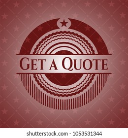  Get a Quote vintage red emblem
