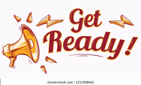 Get Ready Typography Images Stock Photos Vectors Shutterstock