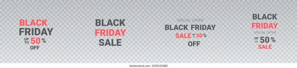 Prepárate para el Black Friday con este nuevo Anuncio increíble! Cuenta con un estilo minimalista con un símbolo genial que hará que su venta de Black Friday se destaque. 