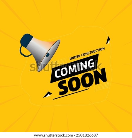 Get Ready! Coming Soon vector design