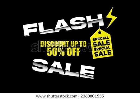 Get ready for an electrifying shopping experience with our Flash Sale Price Cut Banner Vector. Unbelievable deals await. Shop now and save!