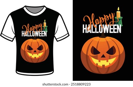 Get ready for Halloween with this unique t-shirt design! Featuring spooky elements and festive vibes, perfect for trick-or-treating or Halloween parties. Ideal for your seasonal wardrobe