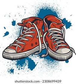 Get ready to step into a world of style and sneaker culture with this mesmerizing design, an ideal choice for anyone who wants to showcase their passion for footwear in a visually captivating way.