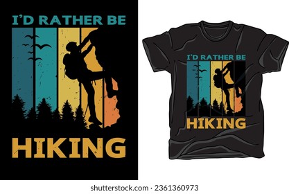 Get ready for the trail with our hiking-themed T-shirt. Rugged designs and inspiring quotes make it the perfect companion for outdoor enthusiasts. Elevate your hiking experience with this must-have ge