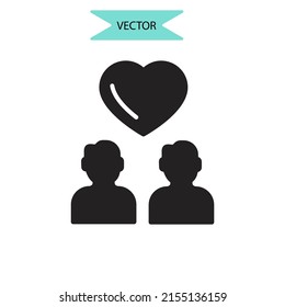 get rid of toxic people icons  symbol vector elements for infographic web