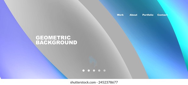 Get a sleek geometric background featuring a gradient of gray, blue, and green. Perfect for showcasing your brand logo or multimedia content on any display device or gadget