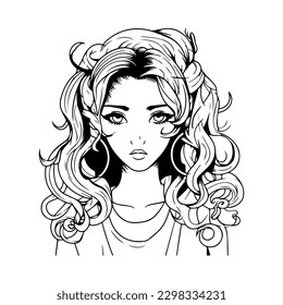 Aplastarse con nuestra hermosa ilustración de bruja. Este cautivador trabajo artístico seguramente encantará a los fans de la fantasía y la magia