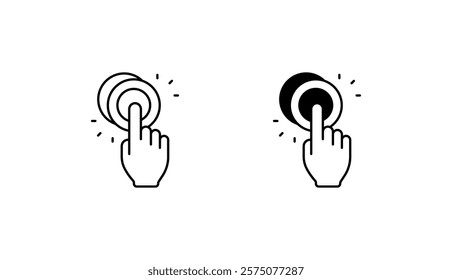 Get Started icon design with white background stock illustration