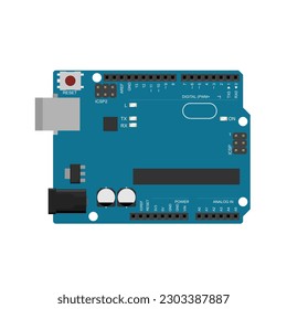 Get started with microcontroller programming using the widely popular microcontroller board available in high quality vector EPS format for your design projects