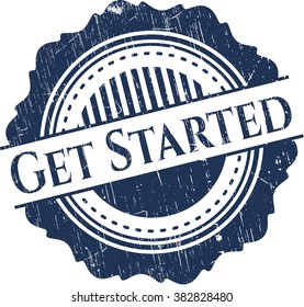 Get Started rubber texture