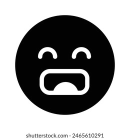 Get this amazing crying emoji vector design, customizable vector