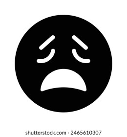 Obtener este increíble llanto emoji diseño de Vector, Vector personalizable