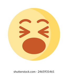 Get this amazing crying emoji vector design, customizable vector