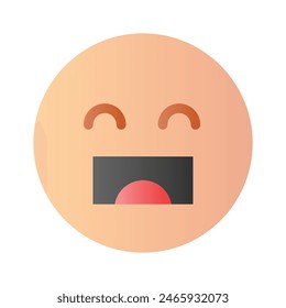Get this amazing crying emoji vector design, customizable vector