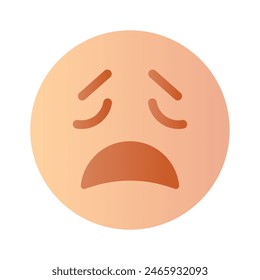 Obtener este increíble llanto emoji diseño de Vector, Vector personalizable