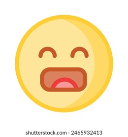 Get this amazing crying emoji vector design, customizable vector