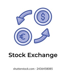Obtener este increíble diseño de vector de cambio de divisas, icono editable