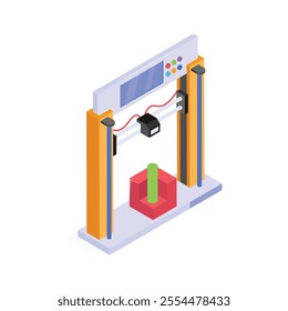 Get this amazing icon of 3d printer in modern style