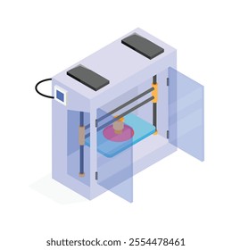 Get this amazing icon of 3d printer in modern style