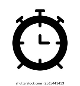 Get this amazing icon alarm clock in modern style