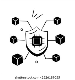 Get this amazing icon artificial intelligence security