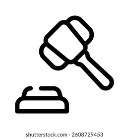 Get this amazing icon of auction in modern style