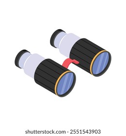 Get this amazing icon of binoculars in modern style