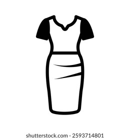 Get this amazing icon of cap sleeve dress in modern style