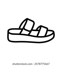Get this amazing icon of chappal in modern style
