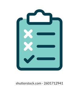 Get this amazing icon of checklist in modern style