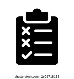 Get this amazing icon of checklist in modern style