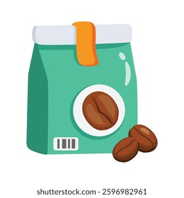 Get this amazing icon of coffee beans in modern design style