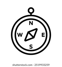 Get this amazing icon of compass, directional tool vector