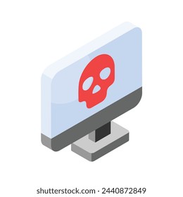 Erhalten Sie dieses erstaunliche Symbol des Computer-Hackens im trendigen Stil