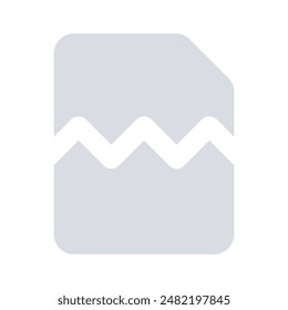 Get this amazing icon of corrupt file, easy to use and download