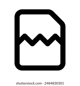 Get this amazing icon of corrupt file, easy to use and download