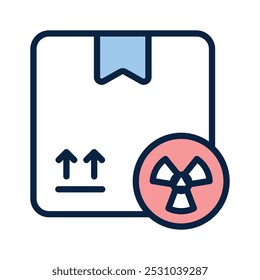 Get this amazing icon of dangerous delivery in modern style